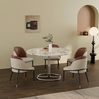 Chaises de salle à manger en similicuir