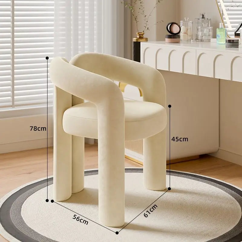 Tabouret en Chair pour Maquillage