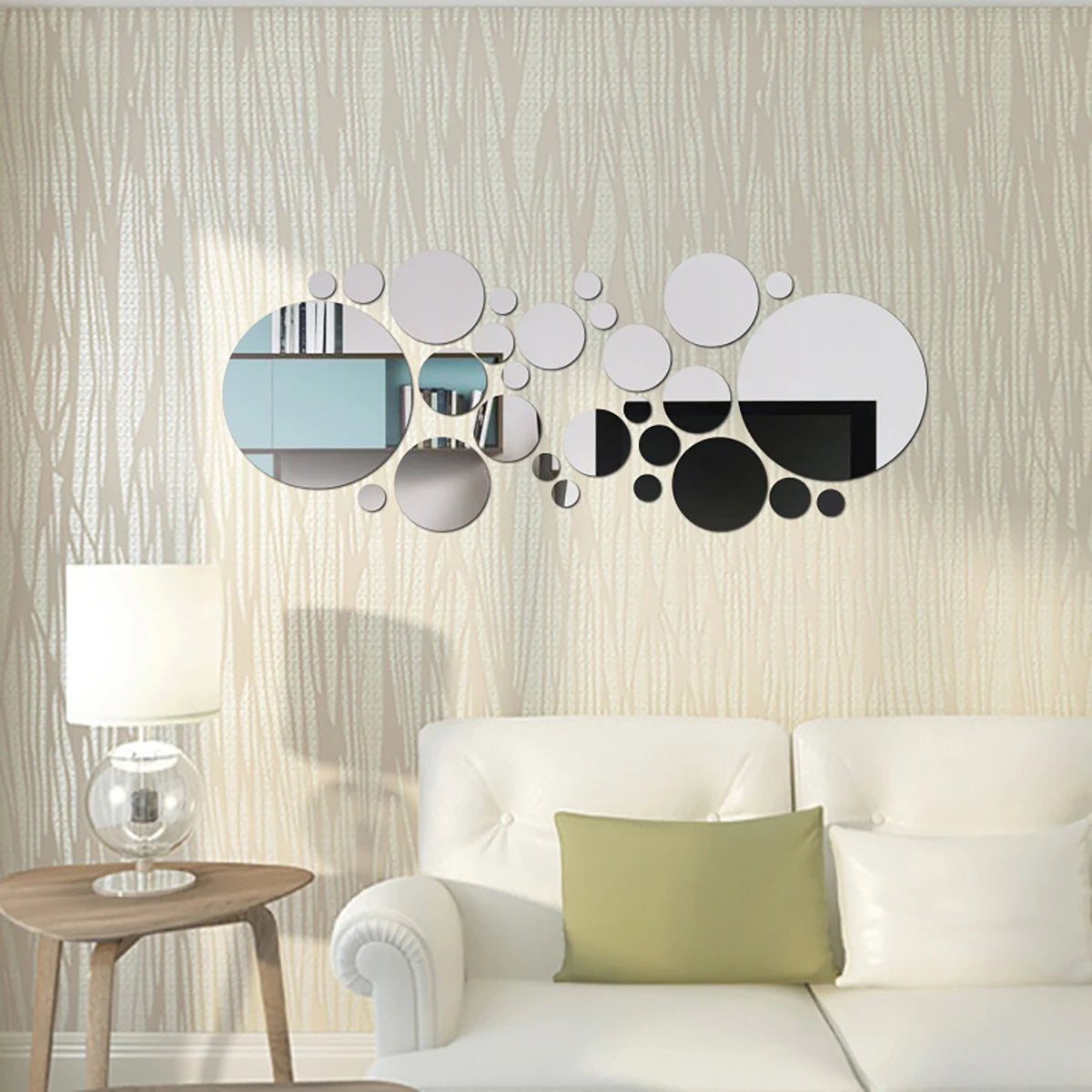 Miroir Autocollant pour Décoration Murale