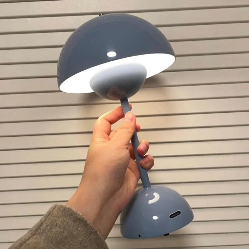 Lampe de table champignon rechargeable