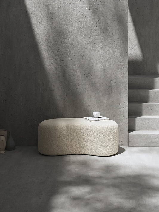 Tabouret simple Repose-pieds en bois massif