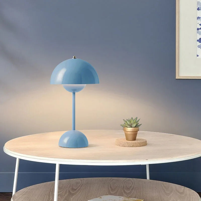 Lampe de table champignon rechargeable