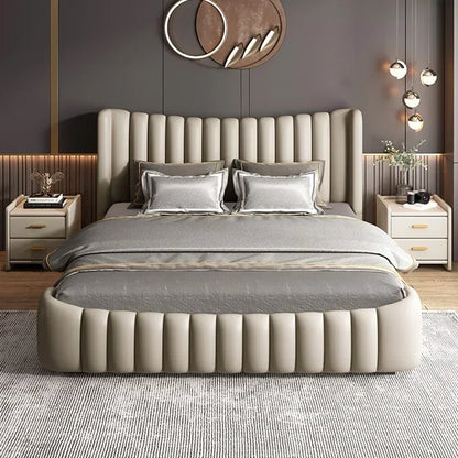 Lit Nordique en Bois pour Couple
