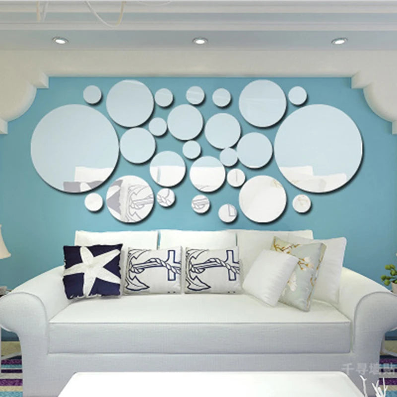 Miroir Autocollant pour Décoration Murale