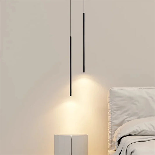 Lampe LED Suspendue à Long Tube