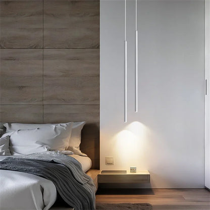 Lampe LED Suspendue à Long Tube
