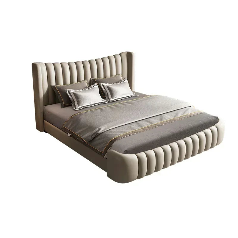 Lit Nordique en Bois pour Couple