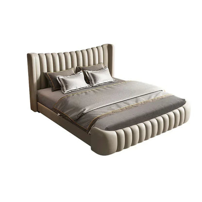 Lit Nordique en Bois pour Couple
