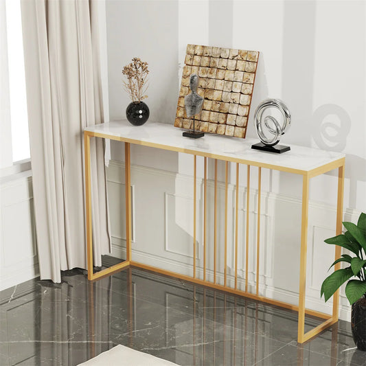 Table Console Moderne en Marbre