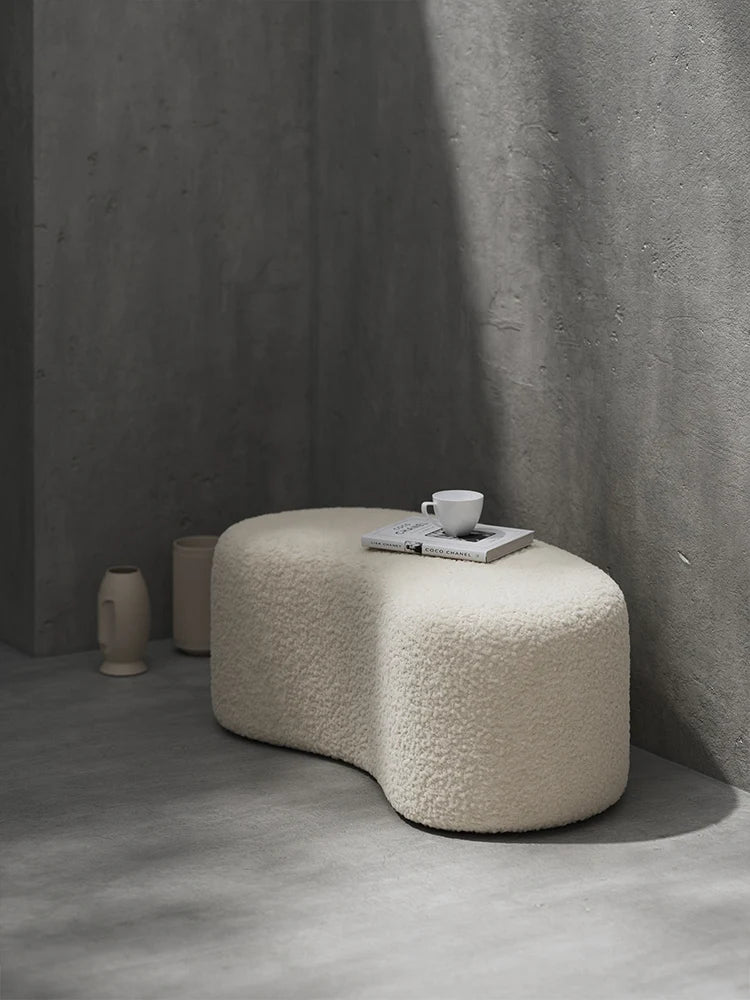 Tabouret simple Repose-pieds en bois massif