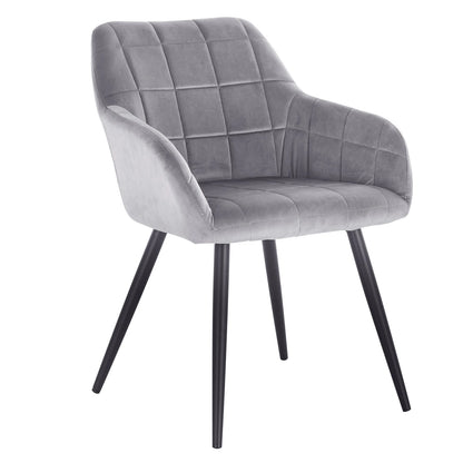 Chaise de salle à manger en acier