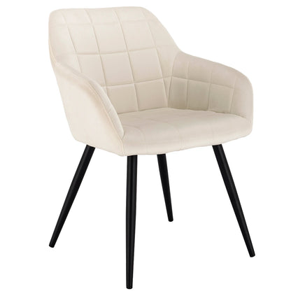 Chaise de salle à manger en acier