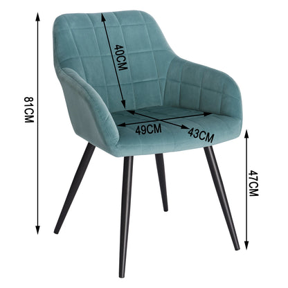 Chaise de salle à manger en acier