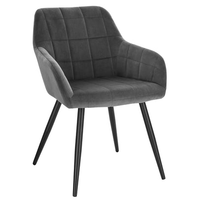 Chaise de salle à manger en acier